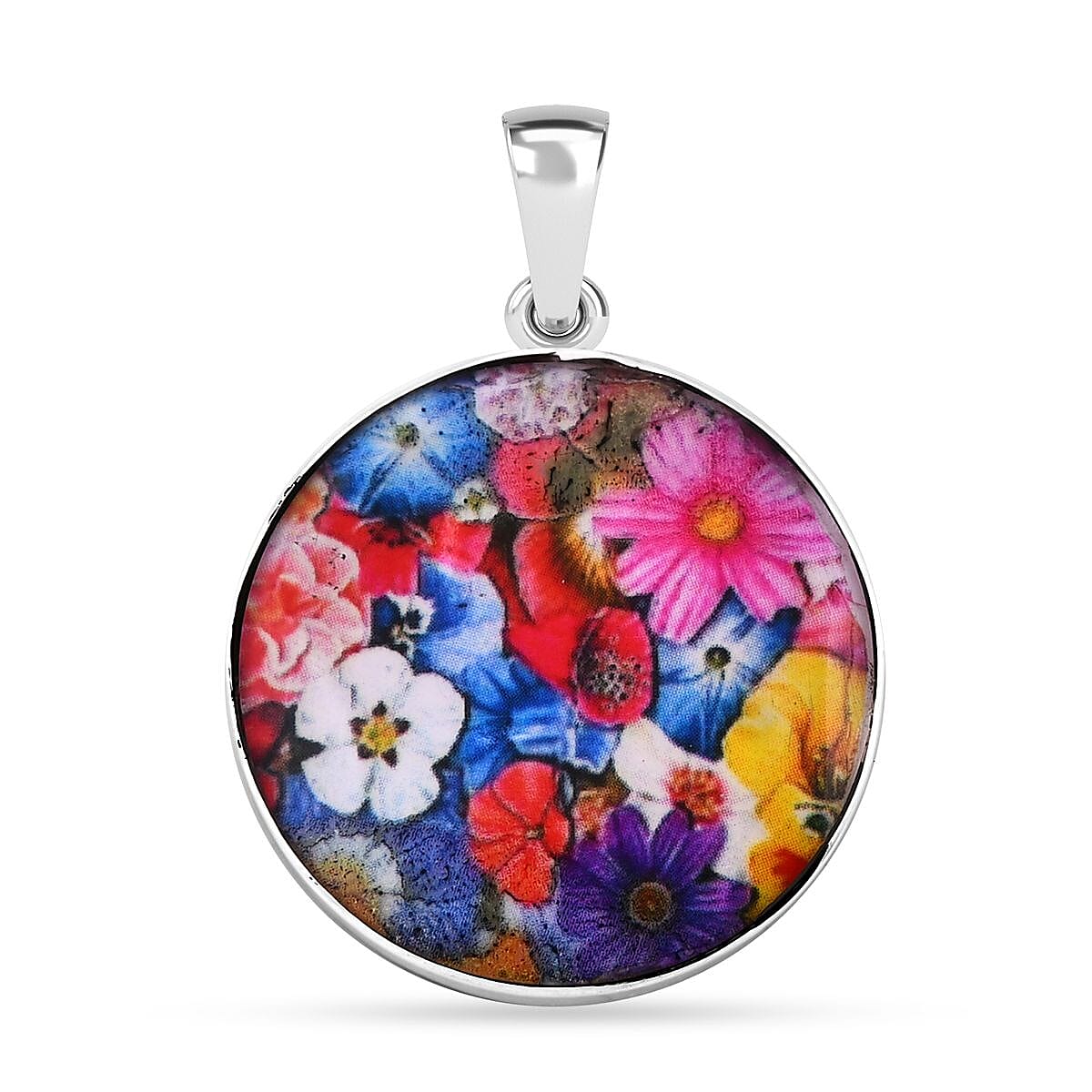 Resin  Pendant  Sterling Silver 5.00 ct  5.000  Ct. 7897776 5