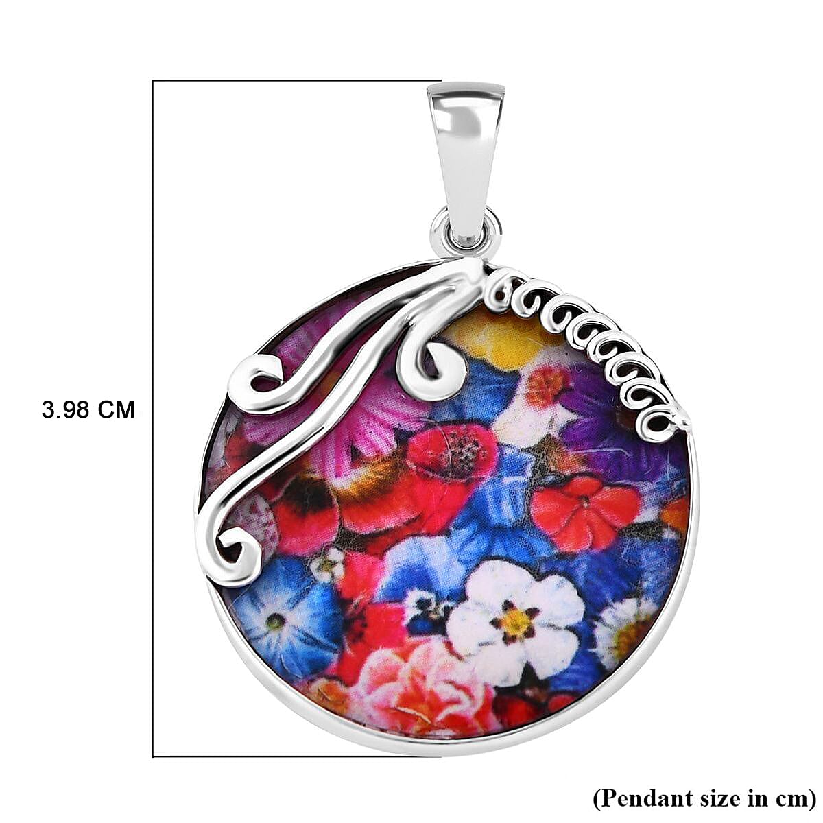 Resin  Pendant  Sterling Silver 5.00 ct  5.000  Ct. 7897776 6