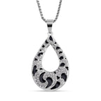 White Austrian Crystal Enamelled Necklace (Size - 24-2 inch Ext.)