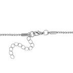 White Austrian Crystal Enamelled Necklace (Size - 24-2 inch Ext.)