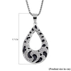 White Austrian Crystal Enamelled Necklace (Size - 24-2 inch Ext.)