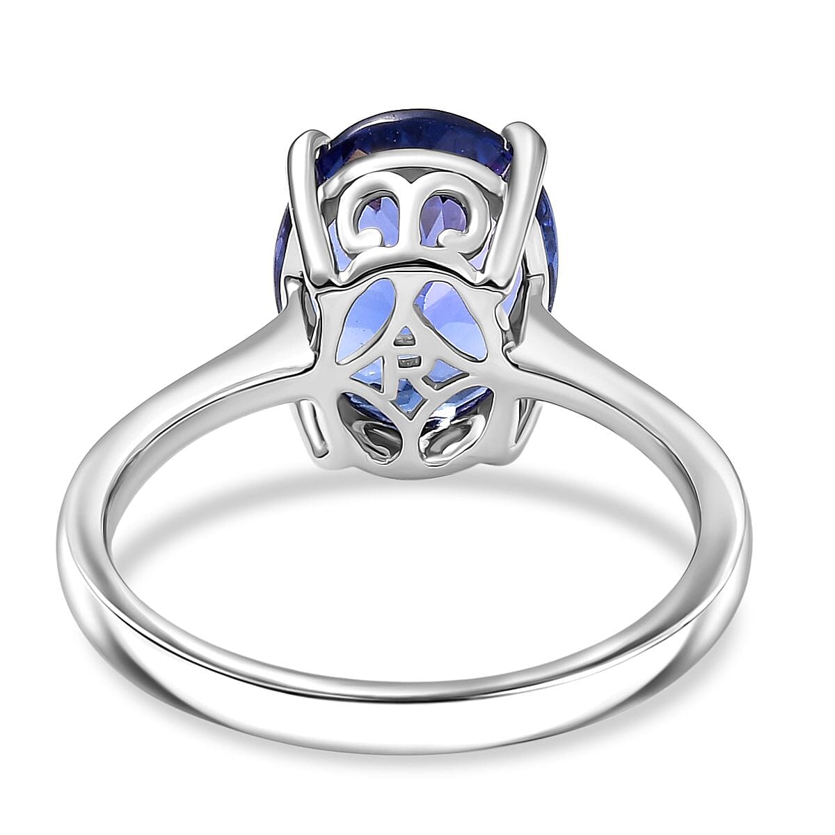 Rhapsody 4.12 Ct. AAAA Tanzanite Solitaire Ring in 950 Platinum 8306244 5