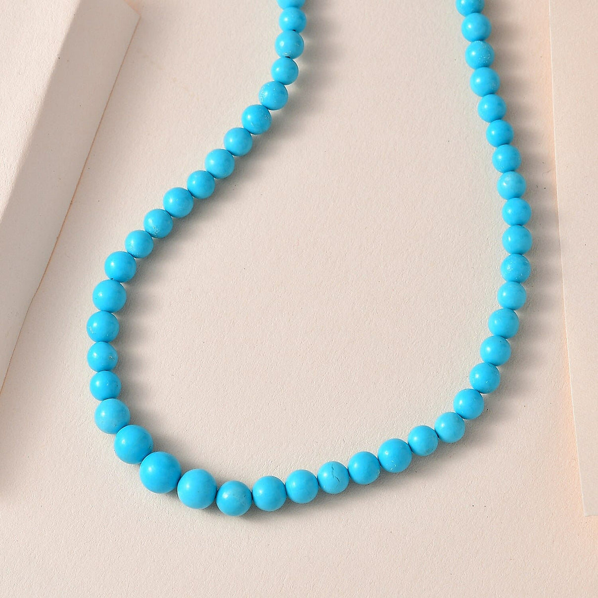 950 Platinum AAAA  Arizona Sleeping Beauty Turquoise Necklace (Size - 18) 69.50 Ct 7573369 1