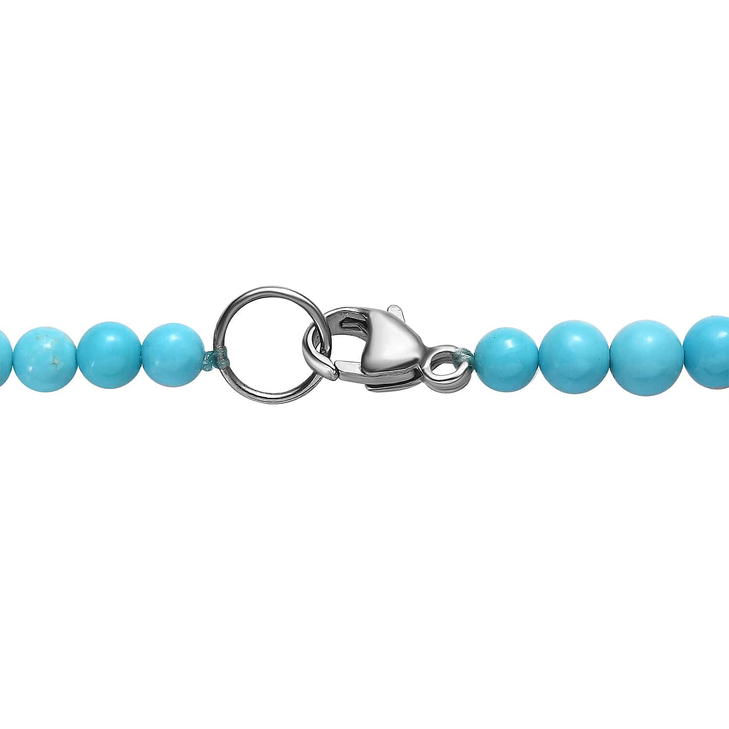 950 Platinum AAAA  Arizona Sleeping Beauty Turquoise Necklace (Size - 18) 69.50 Ct 7573369 2