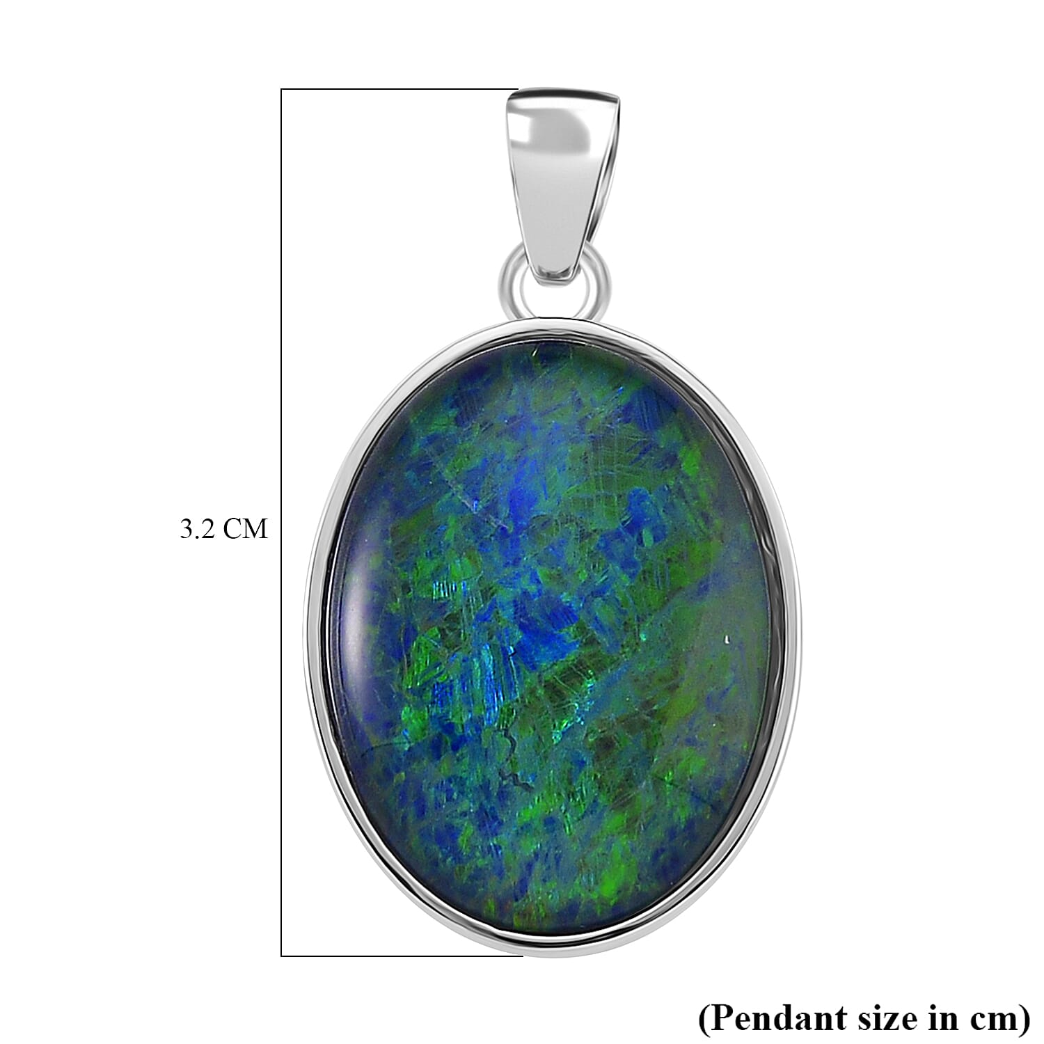 Rhapsody 950 Platinum AAAA Boulder Opal Solitaire Pendant 10.01 Ct 8359531 6