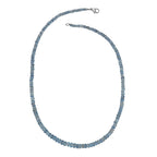 Rhapsody 950 Platinum AAAA Santamaria Aquamarine Necklace (Size - 18), Platinum Wt.1.3 Gms  72.000  Ct.
