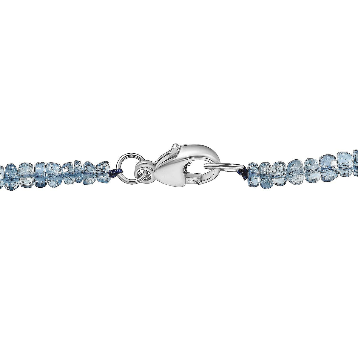 Certified &amp; Appraised RHAPSODY 72 Ct. AAAA Santamaria Aquamarine Necklace (Size - 18) in 950 Platinum, Platinum Wt.1.3 Gms 8322509 6