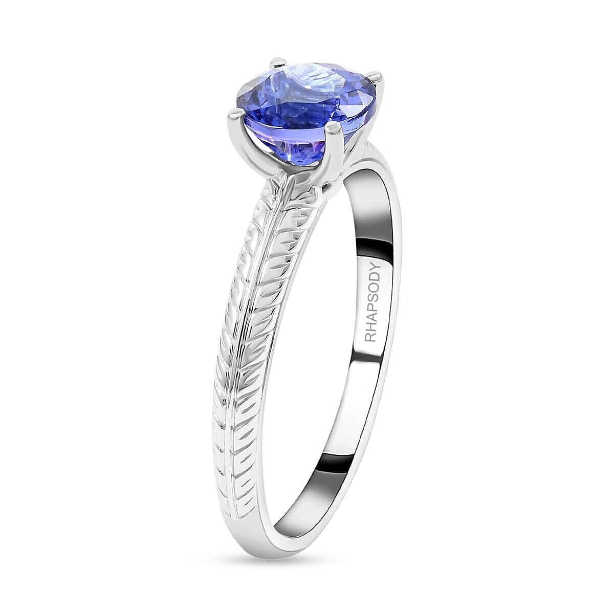 Rhapsody 950 Platinum AAAA Tanzanite Ring, Platinum Wt.4.68 Gms  1.500  Ct. 7672775 3