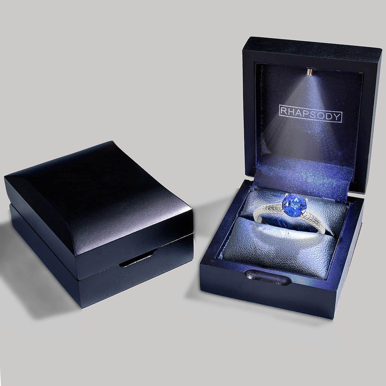 Rhapsody 950 Platinum AAAA Tanzanite Ring, Platinum Wt.4.68 Gms  1.500  Ct. 7672775 5