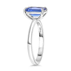 Rhapsody 950 Platinum AAAA Tanzanite Solitaire Ring, Platinum Wt.4.53 Gms  2.072  Ct.