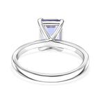 Rhapsody 950 Platinum AAAA Tanzanite Solitaire Ring, Platinum Wt.4.53 Gms  2.072  Ct.