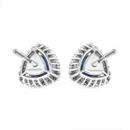 RHAPSODY 950 Platinum  AAAA  Tanzanite   White Diamond  EF, VS Solitaire Stud Push Post Earrin  Platinum Wt. 3Gms  2.33ct