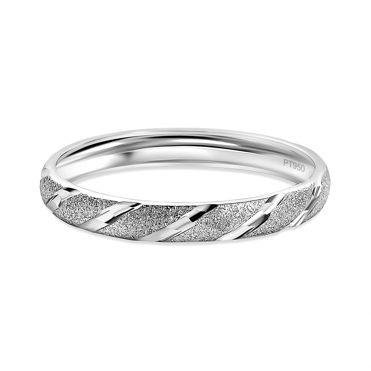 RHAPSODY - 950 Platinum Band Ring 8036779 0