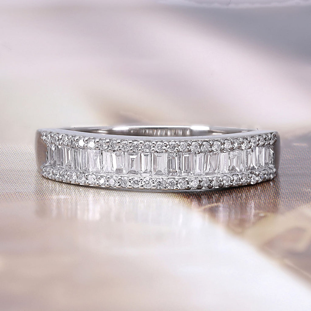 Close Out Deal- 950 Platinum Natural Diamond VS-SI-EF Ring