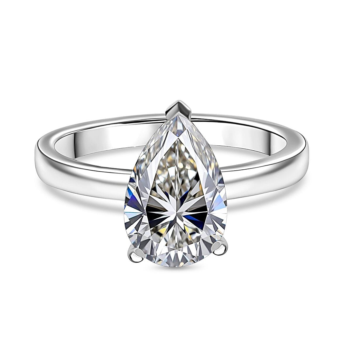 lUXURIANT 950 Platinum IGI Certified Lab Grown Diamond (VS-G) Solitaire Ring 2.08 Ct. 8021073 0