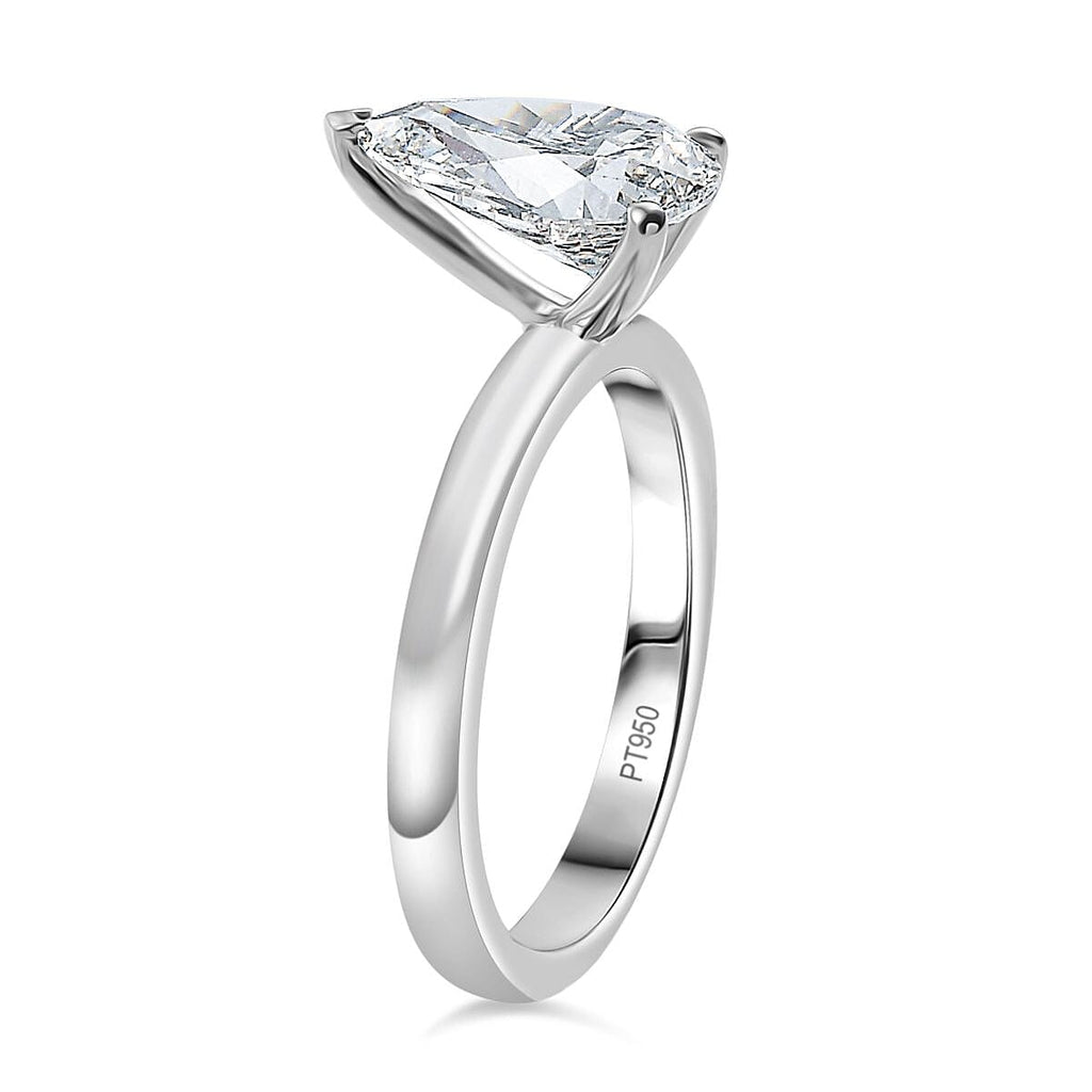 RHAPSODY - 950 Platinum IGI Certified Lab Grown Diamond (VS-G) Solitaire Ring 2.08 Ct.