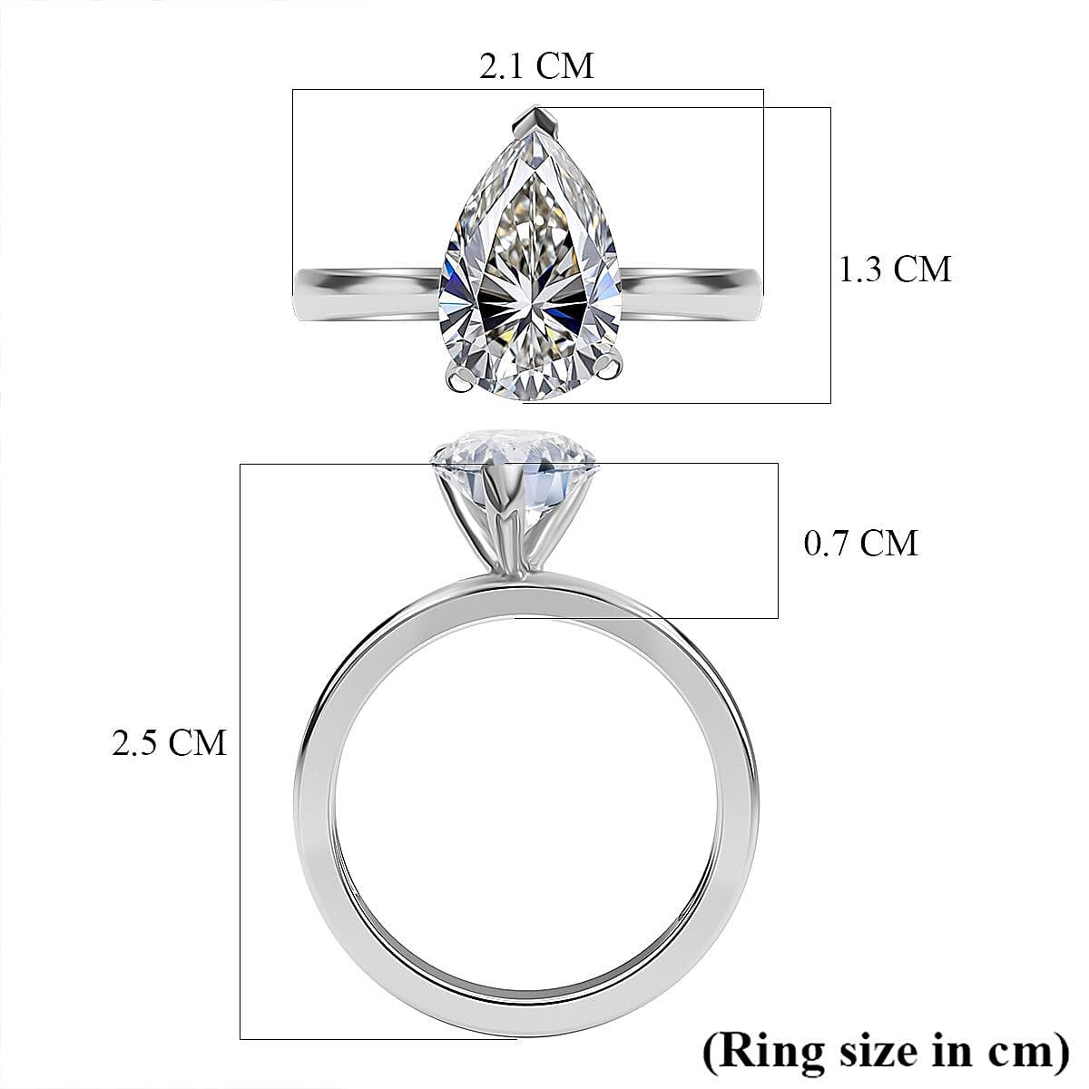 lUXURIANT 950 Platinum IGI Certified Lab Grown Diamond (VS-G) Solitaire Ring 2.08 Ct. 8021073 6