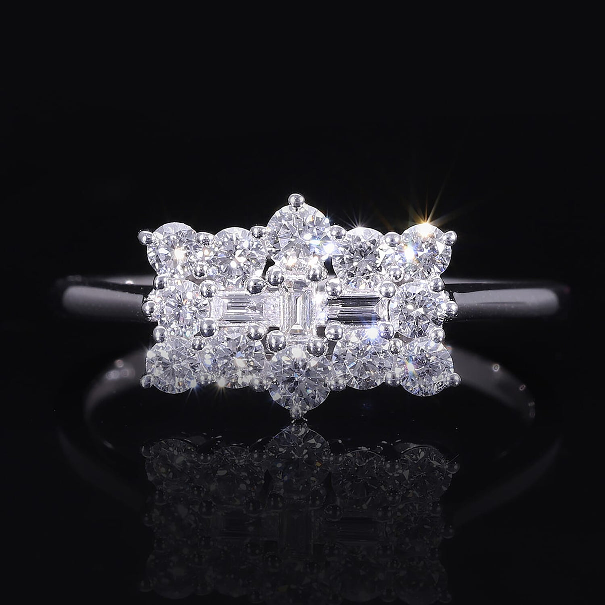 Rhapsody 950 Platinum VS White Diamond EF, VS Ring, Platinum Wt.5 Gms  1.000  Ct. 8133940 1