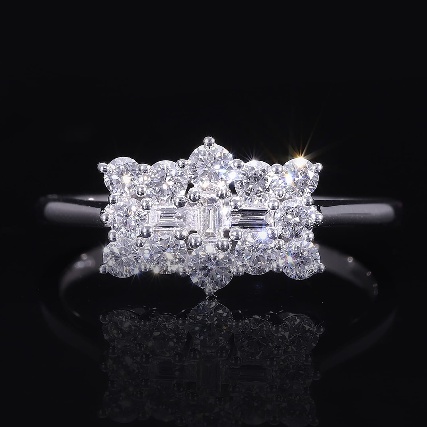 Rhapsody 950 Platinum VS White Diamond EF, VS Ring, Platinum Wt.5 Gms  1.000  Ct. 8133940 1