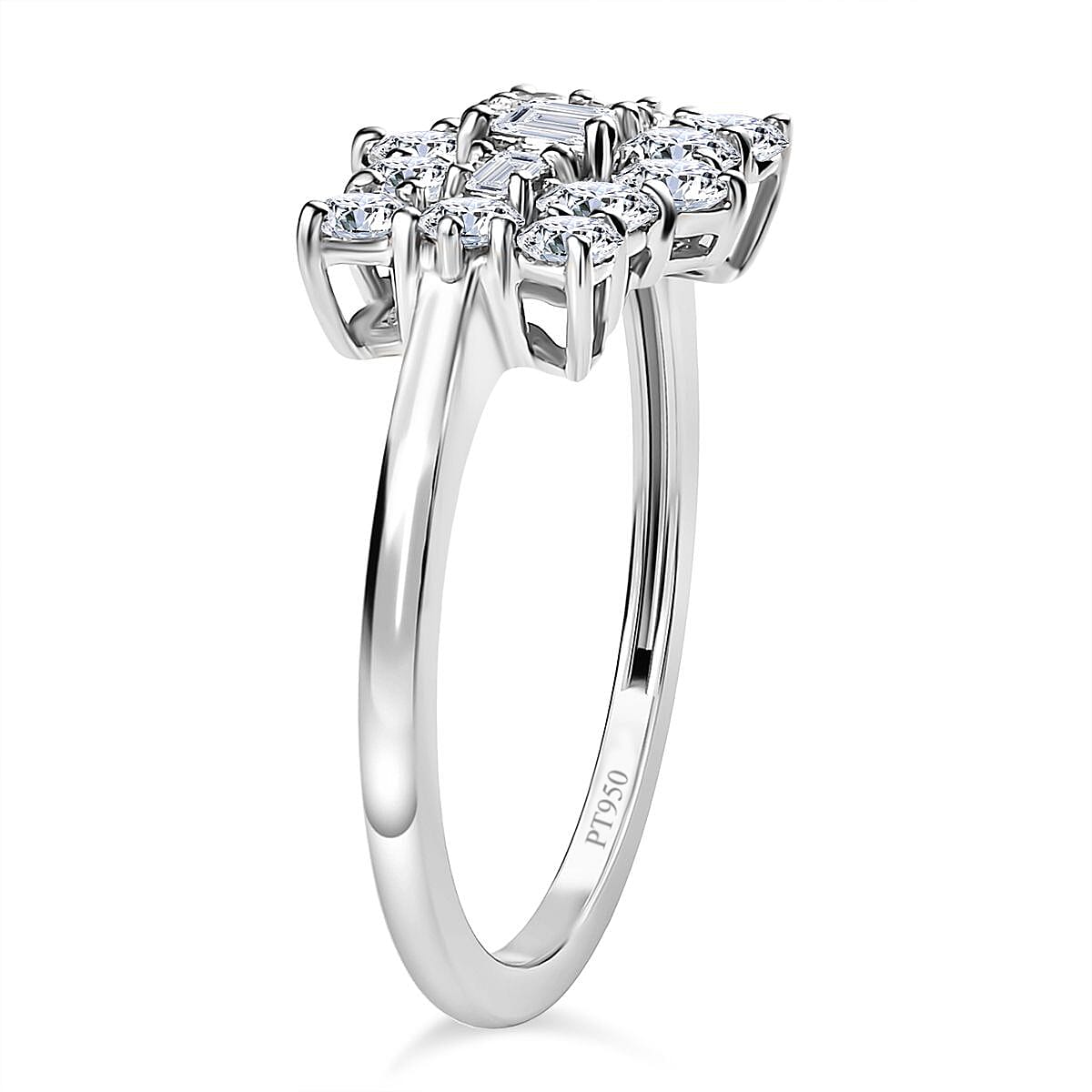 Rhapsody 950 Platinum VS White Diamond EF, VS Ring, Platinum Wt.5 Gms  1.000  Ct. 8133940 3