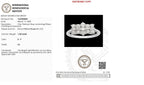 Rhapsody - IGI Certified 950 Platinum (VS E-F) White Diamond Boat Ring 1.00 Ct, Platinum Wt. 4.20 Gms.