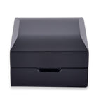 Rhapsody Patterned Earring Box (Size 6x8x3 cm) - Black & Black