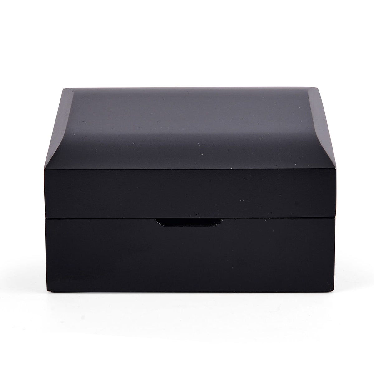 Rhapsody Patterned Necklace Box (Size 10x9x5 cm) - Black &amp; Black 7932511 2