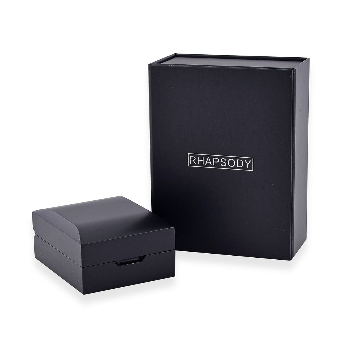 Rhapsody Patterned Earring Box (Size 6x8x3 cm) - Black &amp; Black 7932510 13