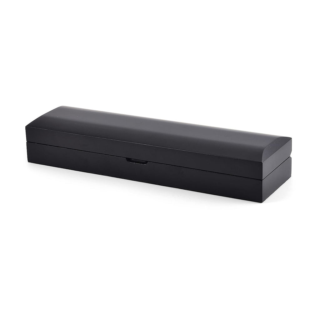 Rhapsody Patterned Jewellery Box (Size 24x7x4 cm) - Black & Black
