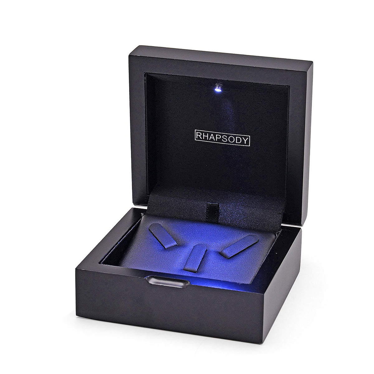 Rhapsody Patterned Necklace Box (Size 10x9x5 cm) - Black &amp; Black 7932511 1