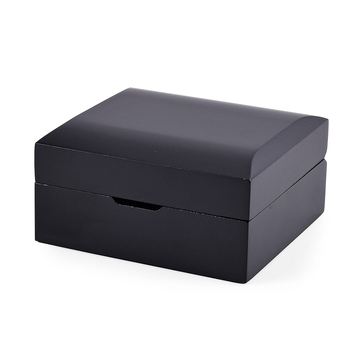 Rhapsody Patterned Necklace Box (Size 10x9x5 cm) - Black &amp; Black 7932511 5