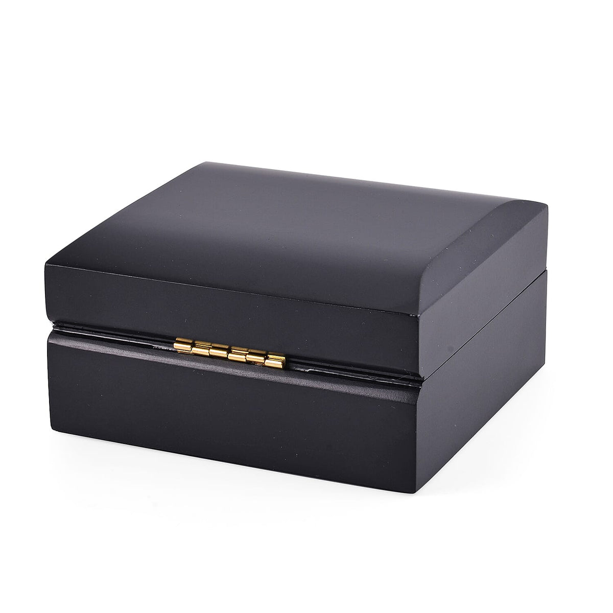 Rhapsody Patterned Necklace Box (Size 10x9x5 cm) - Black &amp; Black 7932511 7