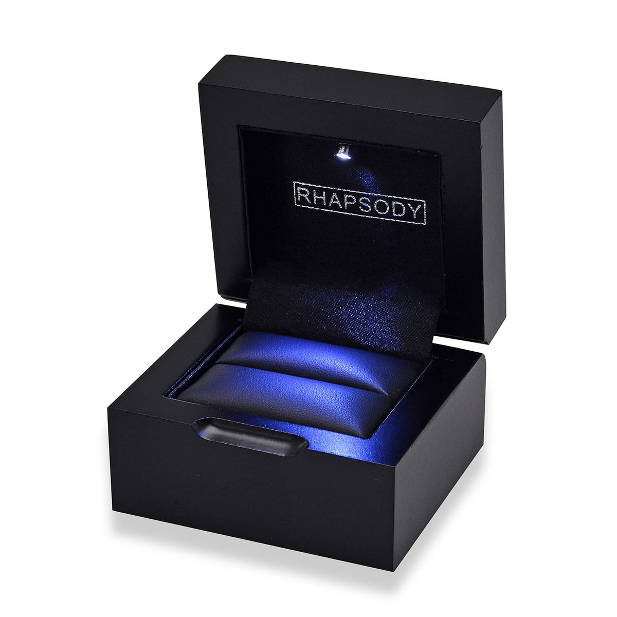 Rhapsody Patterned Ring Box (Size 2x2x1 cm) - Black &amp; Black 7698543 0