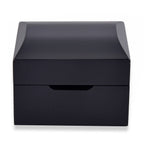 Rhapsody Patterned Ring Box (Size 2x2x1 cm) - Black & Black