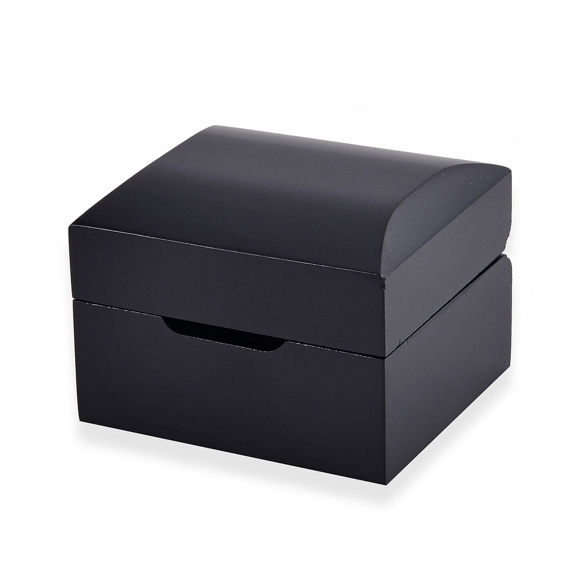 Rhapsody Patterned Ring Box (Size 2x2x1 cm) - Black &amp; Black 7698543 2