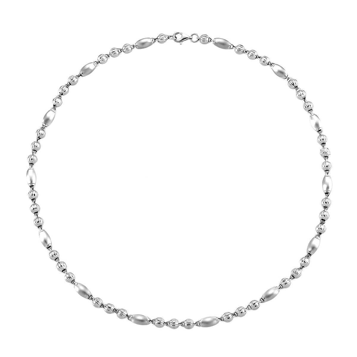 RHAPSODY 950 Platinum 5.5MM Saturn Chain (Size - 20) with Lobster Clasp 8356049 3