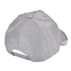 Stylish Sparkling Rhinestone Starfish Cap (Size 58-60 cm) - Grey