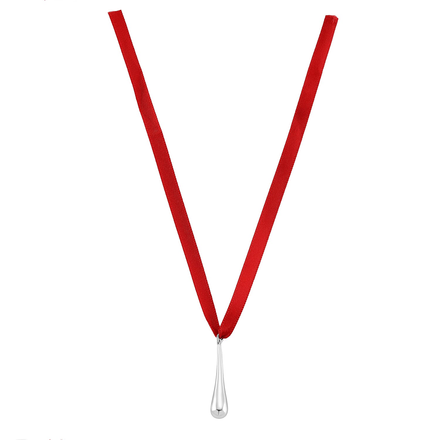 Lucy Q-Drop Bauble CollectionTeardrop Pendant with Red Ribbon 8283772 4