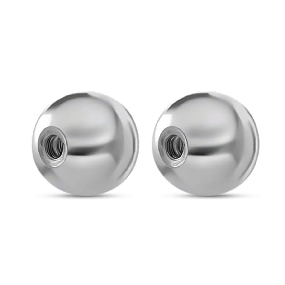 Rhodium Overlay Sterling Silver Ball 8194690 3
