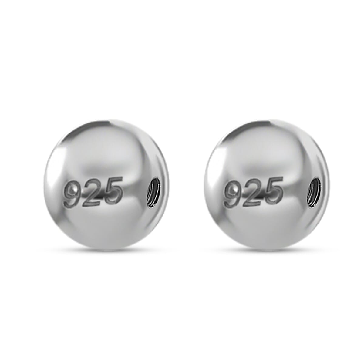 Rhodium Overlay Sterling Silver Ball 8194690 4