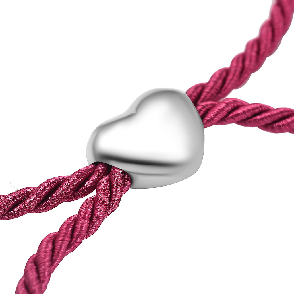 Rhodium Overlay Sterling Silver Bracelet (Size - 10)