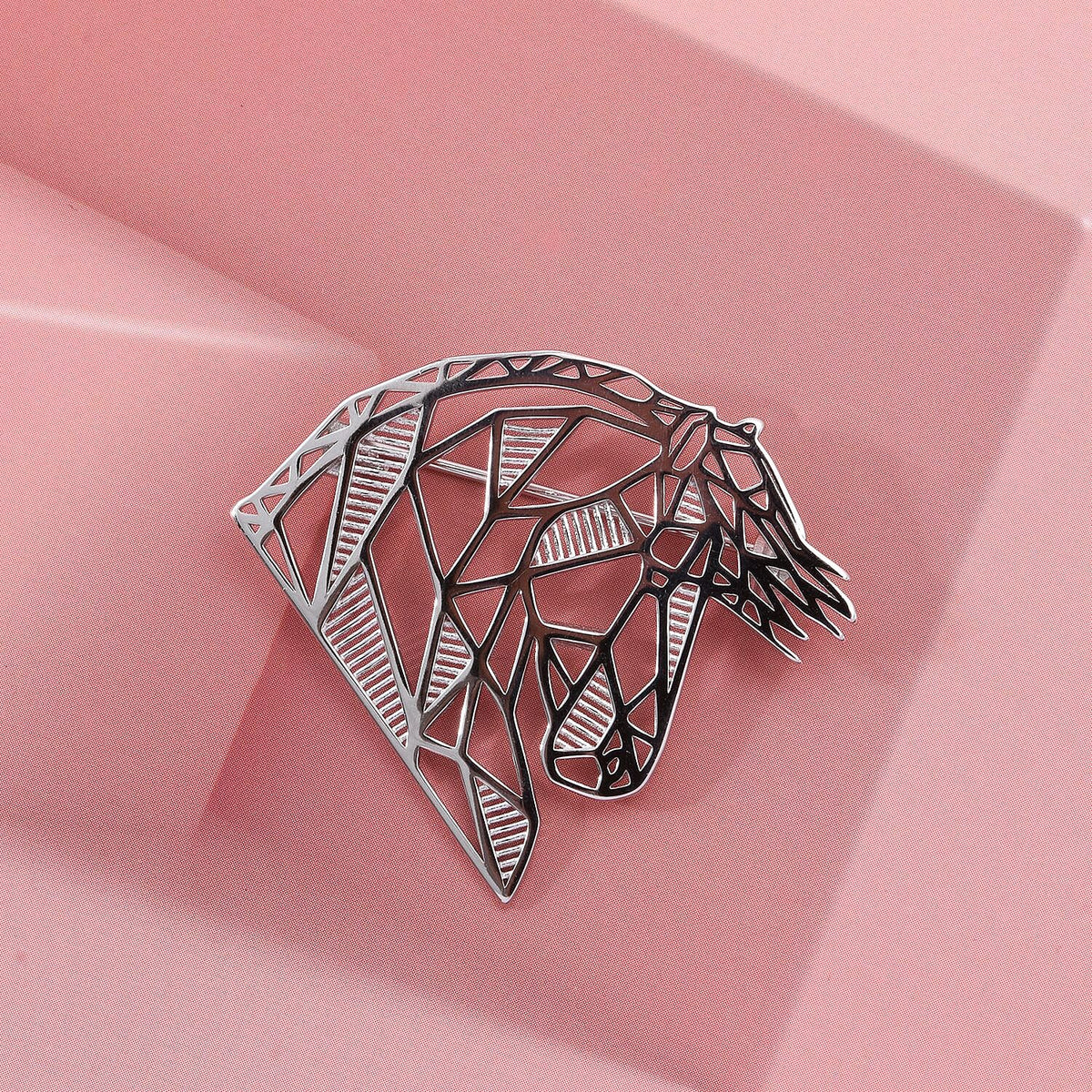 Treasure of Siam - Rhodium Overlay Sterling Silver Brooch, Silver Wt. 5.75 Gms. 8239339 1