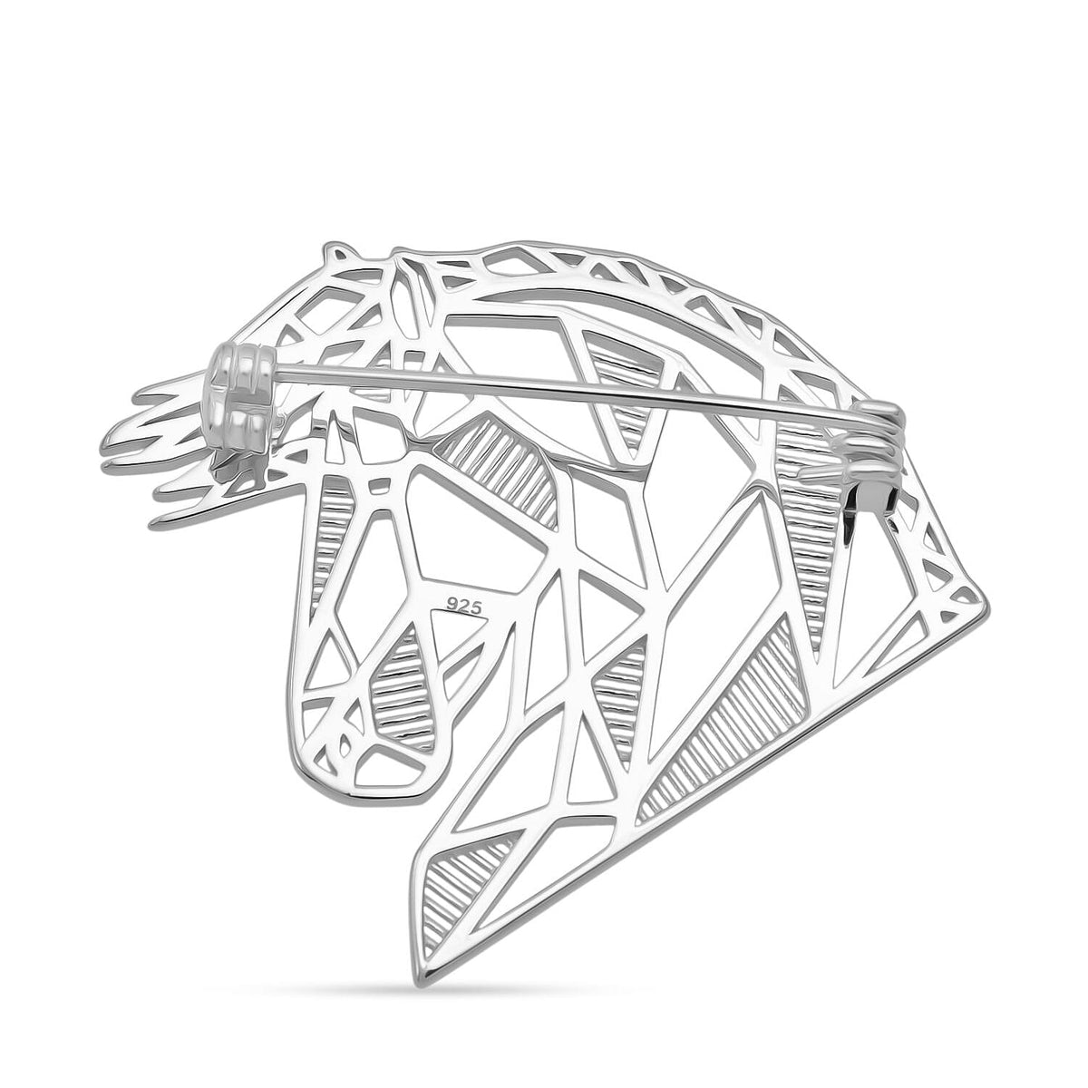 Treasure of Siam - Rhodium Overlay Sterling Silver Brooch, Silver Wt. 5.75 Gms. 8239339 3