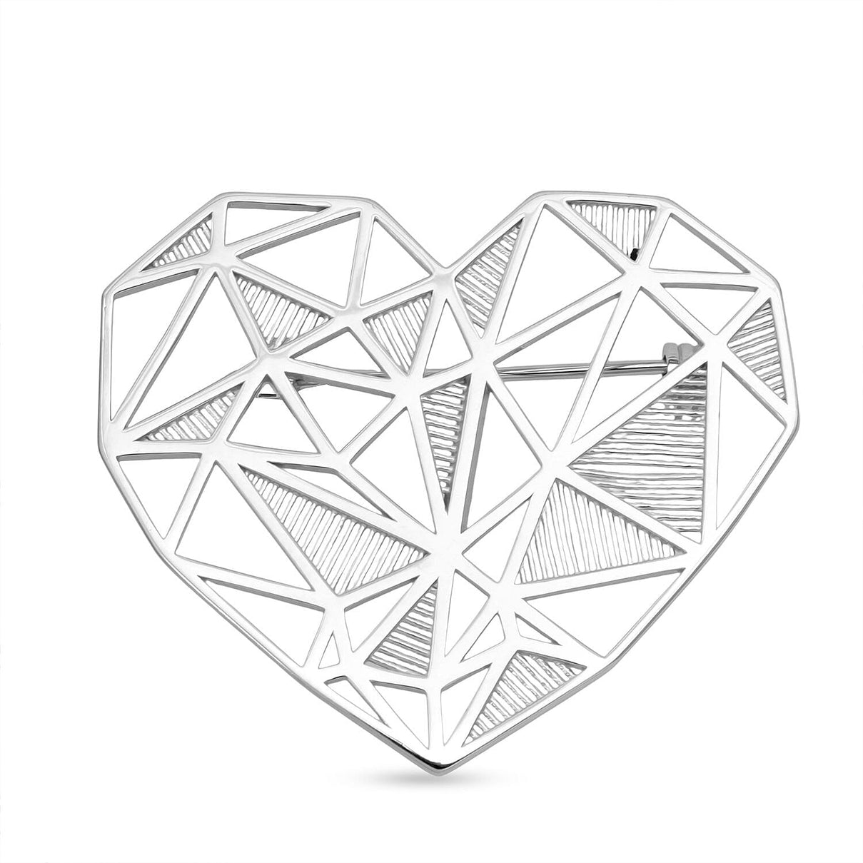 Treasure of Siam - Rhodium Overlay Sterling Silver Brooch, Silver Wt. 6.39 Gms. 8239336 0