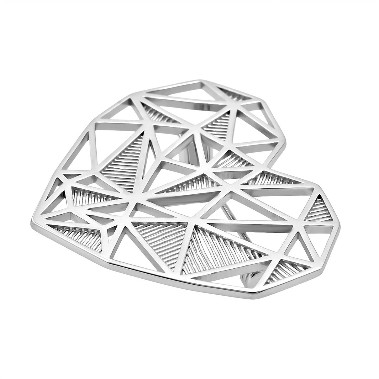Treasure of Siam - Rhodium Overlay Sterling Silver Brooch, Silver Wt. 6.39 Gms. 8239336 2