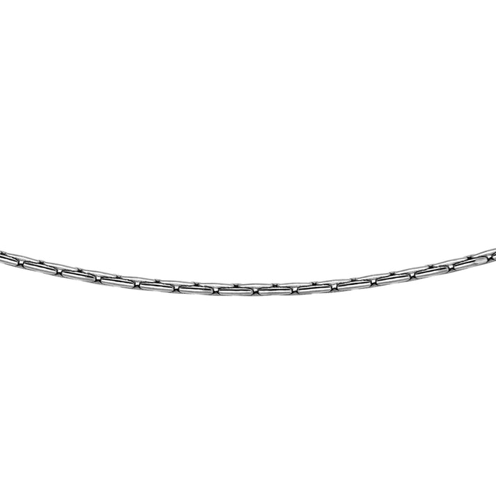 Sterling Silver Rhodium Plated Cobra Chain 16 Inch 7618893 1