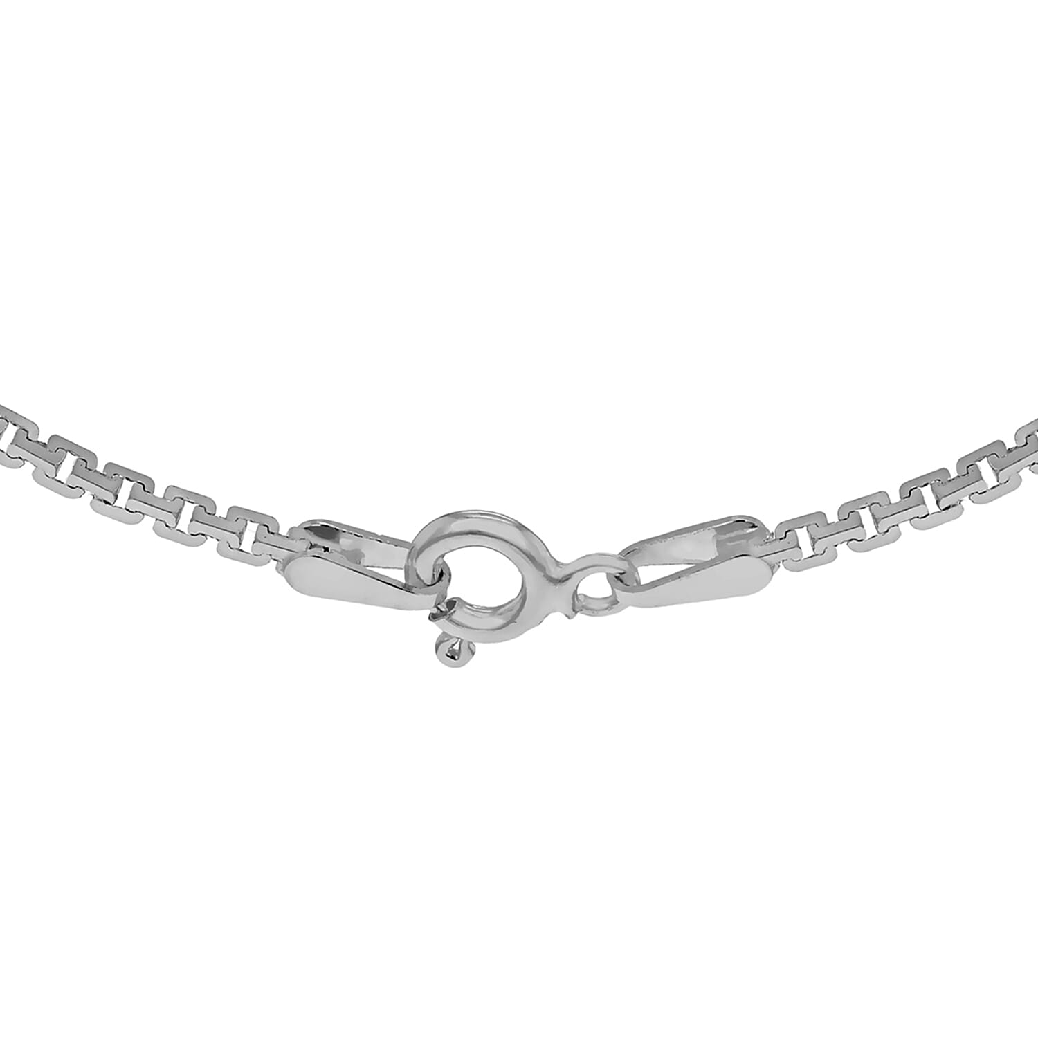 Sterling Silver Rhodium Plated Boston Link Chain 18 Inch 7620341 4