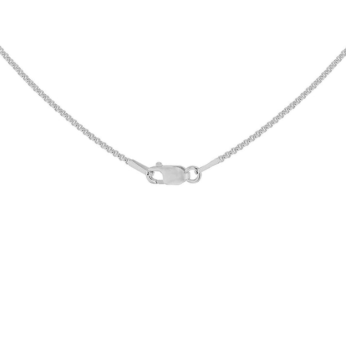 Sterling Silver Rhodium Plated 1.2mm Adjustable Belcher Chain 16 Inch - 18 Inch 7607386 2