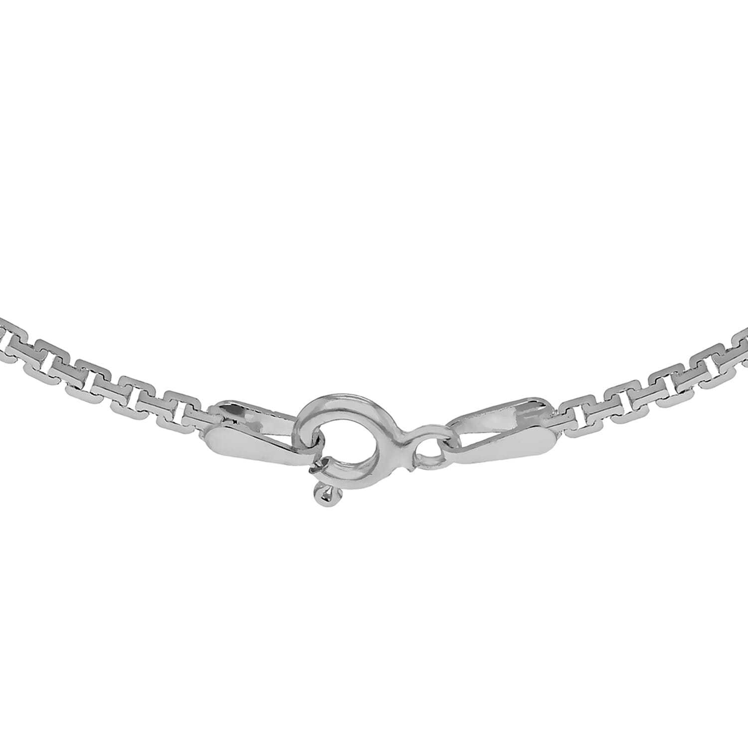 Sterling Silver Rhodium Plated Boston Link Chain 20 Inch 7620342 2