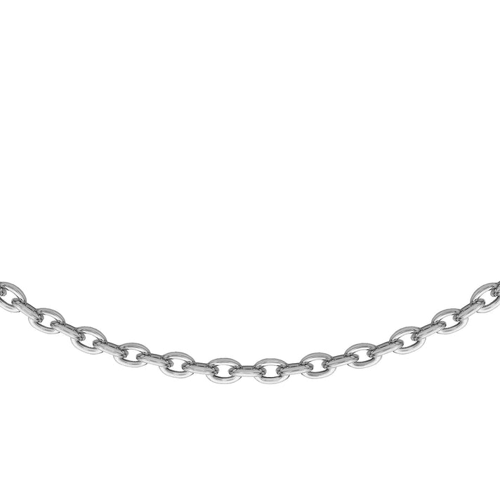 Sterling Silver Rhodium Plated Adjustable Trace Chain 18 Inch - 20 Inch 7619986 1